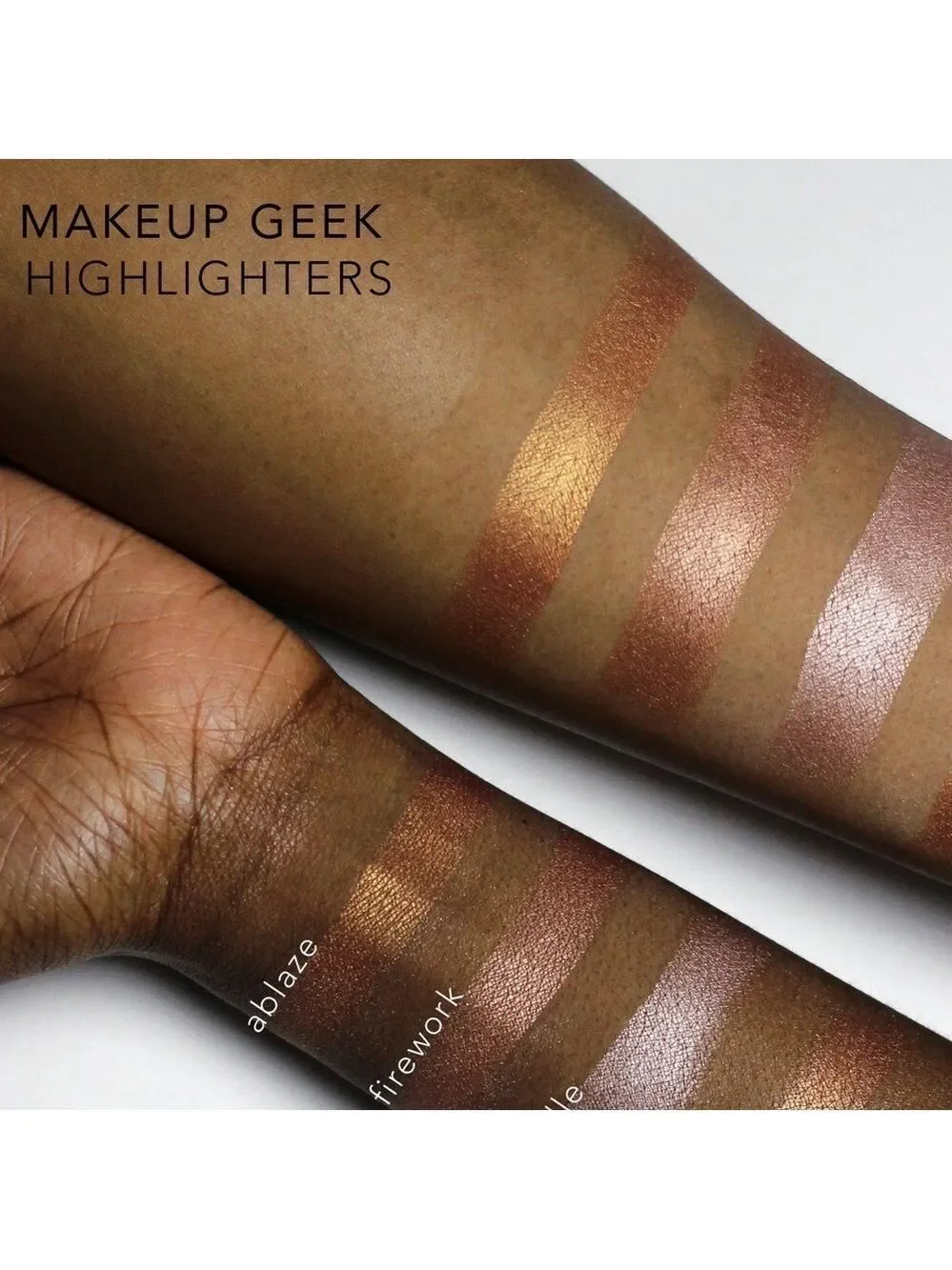 Makeup Geek ABLAZE Duochrome Highlighter | NEW | Soft Copper | Discontinued